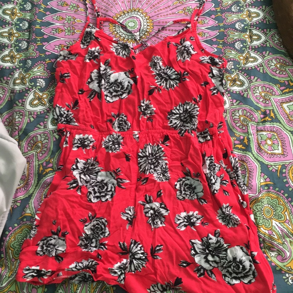 H and M floral romper